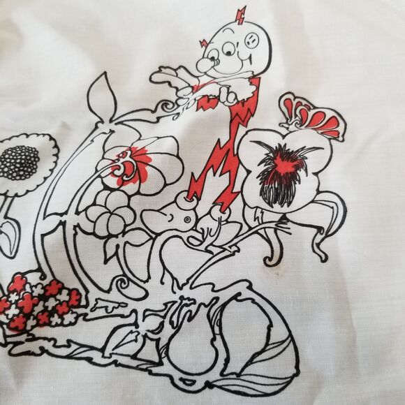 Vintage Reddy Kilowatt decorated Apron - Picture 2 of 10